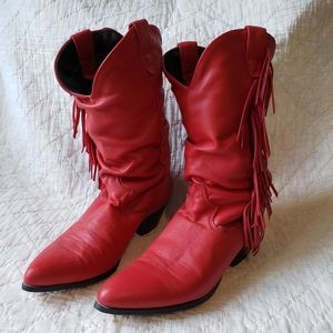 Rodeo Drive vintage fringe leather boot